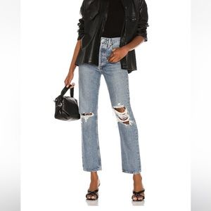 AGOLDE 90s Pinch Waist Jeans in Backdrop SIZE 27